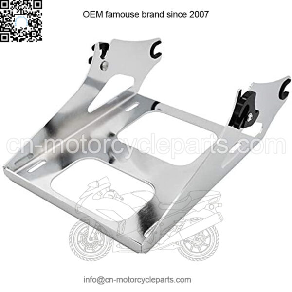 Chrome Two-Up Tour Pack Pak Mounting Luggage Rack Detachable    4 Point Docking Hardware Kit Compatible with Harley Touring Road King Electra Road Street Glide 2014-2021 - Image 3
