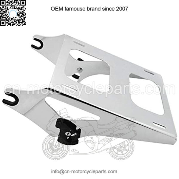 Chrome Two-Up Tour Pack Pak Mounting Luggage Rack Detachable    4 Point Docking Hardware Kit Compatible with Harley Touring Road King Electra Road Street Glide 2014-2021 - Image 5