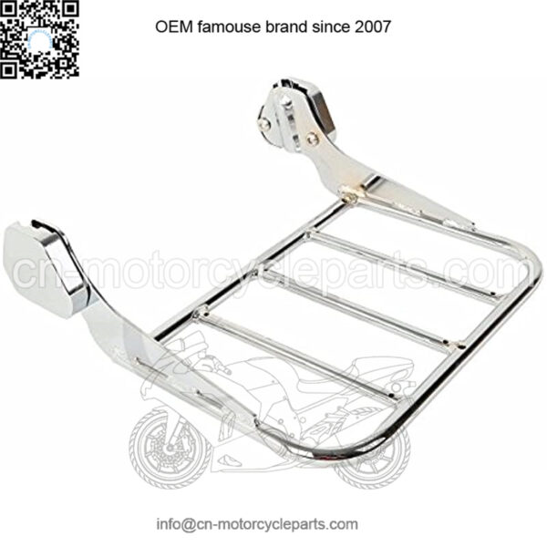 Chromed Rear Fit for harley Luggage Rack motorcycle Fit for harley Road King 97-08 FLHT FLHX FLTR FLHTC - Image 2