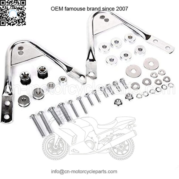 97-08 Detachable Two-up Tour Pack Mounting Luggage Rack W/Docking Hardware Kit - Image 3