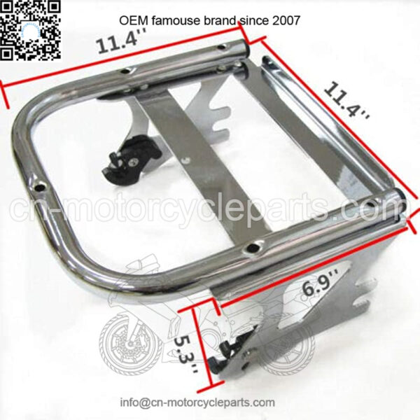 97-08 Detachable Two-up Tour Pack Mounting Luggage Rack W/Docking Hardware Kit - Image 5