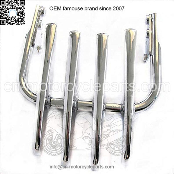 Chrome Stealth Luggage Rack Compatible With Harley Davidson Road King& Road Glide Models 2006-2008 FLHX Electra Glide Standard 1999-2008