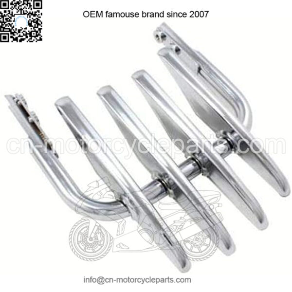 Chrome Stealth Luggage Rack Compatible With Harley Davidson Road King& Road Glide Models 2006-2008 FLHX Electra Glide Standard 1999-2008 - Image 2