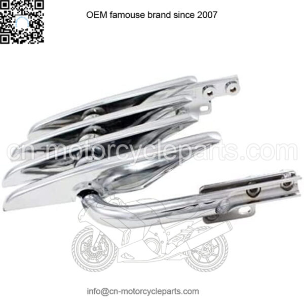 Chrome Stealth Luggage Rack Compatible With Harley Davidson Road King& Road Glide Models 2006-2008 FLHX Electra Glide Standard 1999-2008 - Image 5