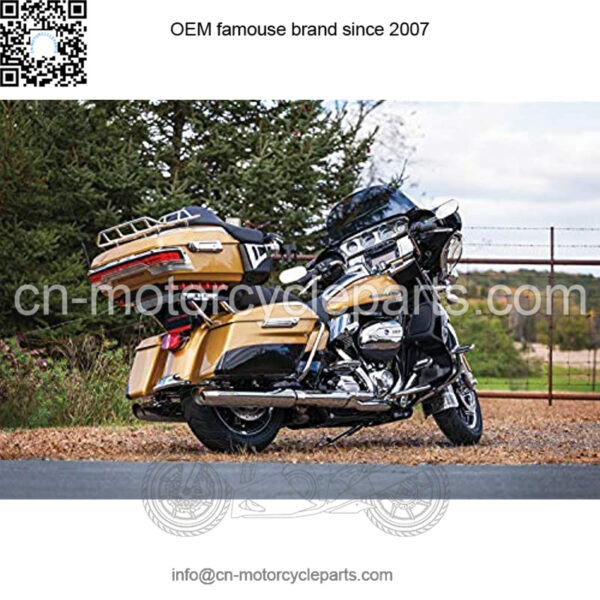8956 Tour-Pak Trunk Luggage/Storage Rack Accessory: Relocator Kit for 2014-19 Harley-Davidson Motorcycles, Black - Image 3