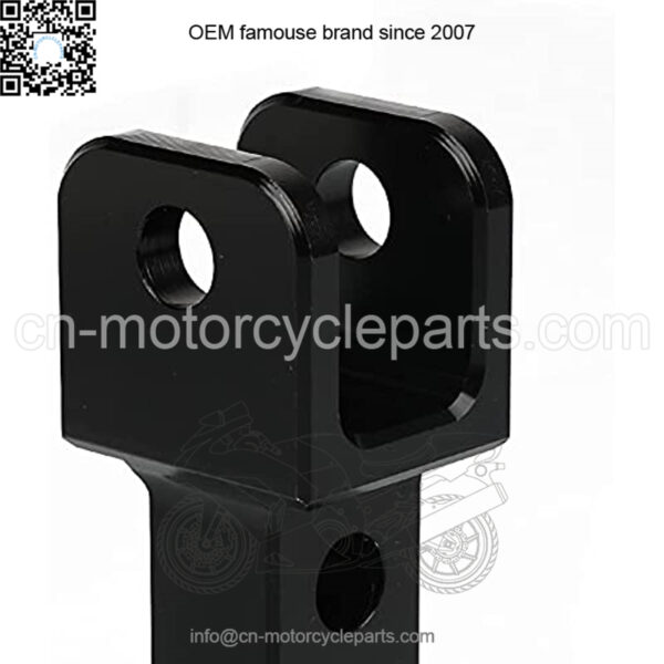 M10 Motorcycle Universal Rear Shock Absorber Riser Heightening Device Pad Black - Image 5