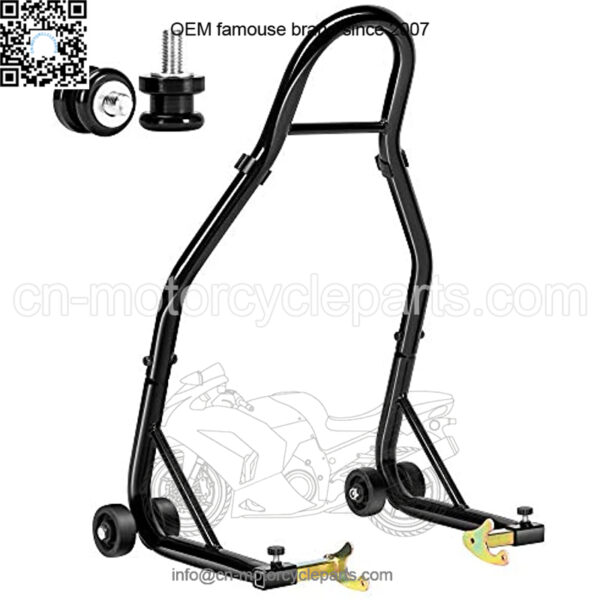 Heavy Duty Motorcycle Rear Wheel Lift Universal Sport Bike Spool Paddock Stand Combo for Suzuki Yamaha Honda Kawasaki