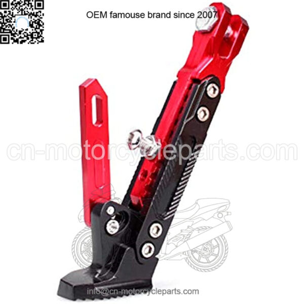 CNC Aluminum Alloy Adjustable Kickstand Foot Side Stand for Motorcycle Universal Motorcycle Accessory