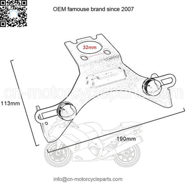 CNC Motorcycle Tidy Tail Fender Eliminator License Plate Holder Bracket LED Light for 2006-2016 Yamaha YZF-R6 YZF R6 Accessories - Image 3