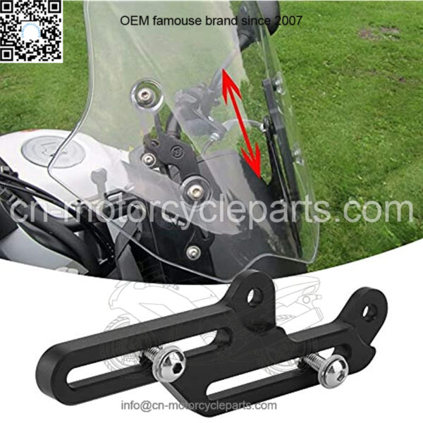 Madezz Motorcycle Windscreen Adjusters, Windshield Bracket for Honda NC700X / NC750X 2012-2015(Black) - Image 3