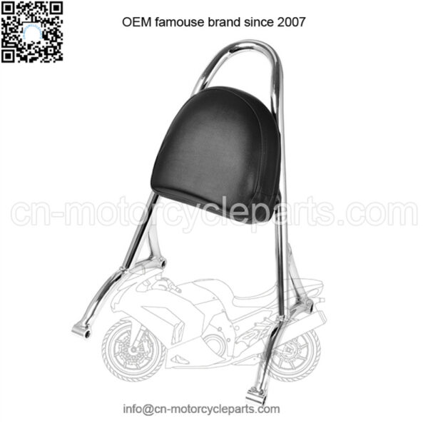 Motorcycle Harley XL883 1200 X48 round tube backrest with backpack export version quality - Image 2