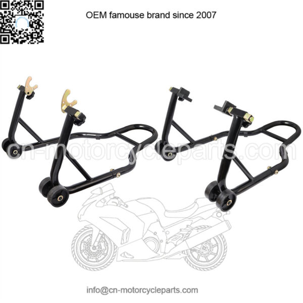 Motorcycle front and rear wheel bracket motorcycle support frame motorcycle front and rear wheel parking frame front and rear wheel parking frame