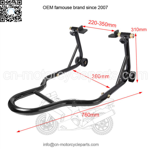 Motorcycle front and rear wheel bracket motorcycle support frame motorcycle front and rear wheel parking frame front and rear wheel parking frame - Image 4