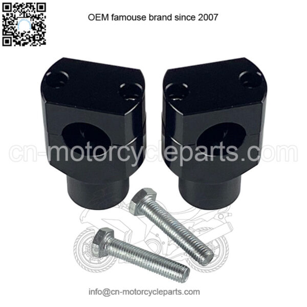 Motorcycle Harley heightening device universal 22 handlebar diameter handlebar pressure code block heightening device cross-border direct supply - Image 3
