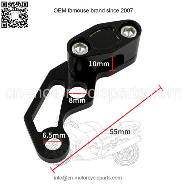 Motorcycle modification accessories MSX125 meter bracket oil pipe CNC wire clip BWS ghost fire sky sword odometer wire frame - Image 2