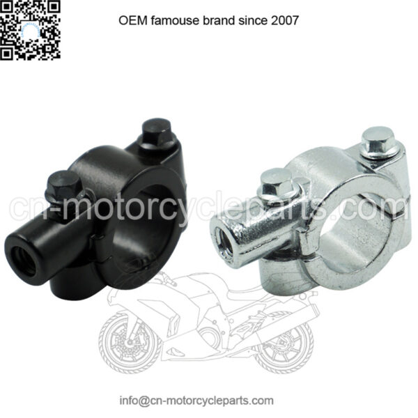 Motorcycle mirror seat modification accessories leading handlebar bracket M8 M10 mirror seat rearview mirror seat mirror seat mirror code