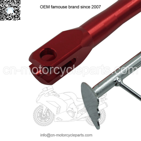 Motorcycle electric vehicle modification accessories unilateral support partial ladder small foot bracket retractable side tripod side frame calf - Image 3