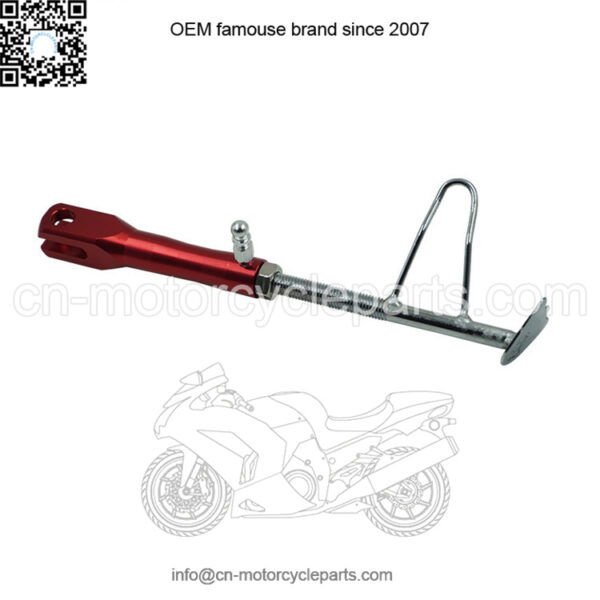 Motorcycle electric vehicle modification accessories unilateral support partial ladder small foot bracket retractable side tripod side frame calf - Image 4