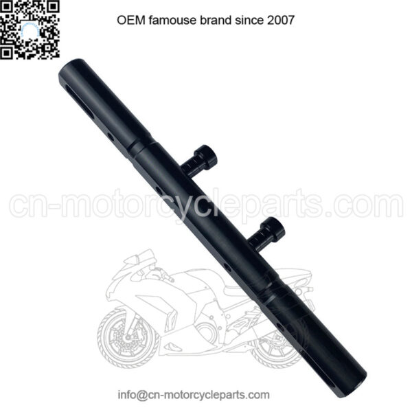 Motorcycle electric vehicle modified CNC accessories leading handlebar butterfly balance bar extended aluminum alloy bracket - Image 4