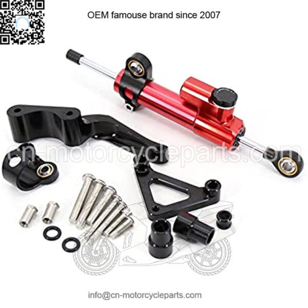 Motorcycle Modified Steering Damper Stabilizer Mounting Bracket Support Kit for Ducati Monster 1100 1100S 2008-up (Color : C6)