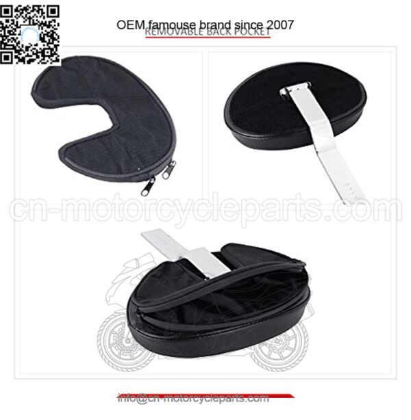 Motorcycle Adjustable Driver Backrest Plug-In Rider Backrest Fit For Harley Davidson Touring Electra Glide Road Glide Street Glide Road King (Harley Davidson) - Image 5
