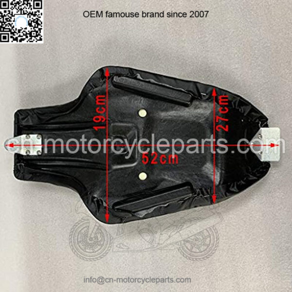 Motorcycle 2-up Seat for Harley Iron 883 XL883N 2010-2016 Sportster 883R XL883R 2005-2006 - Grid - Image 2