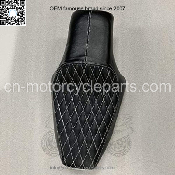 Motorcycle 2-up Seat for Harley Iron 883 XL883N 2010-2016 Sportster 883R XL883R 2005-2006 - Grid - Image 3