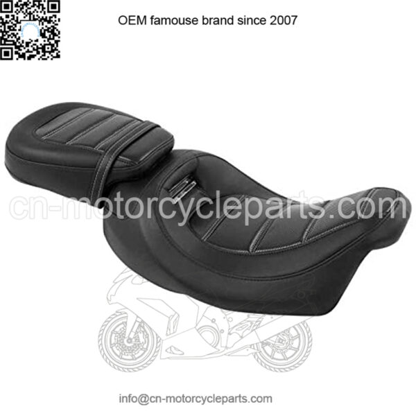 Low-Profile Seat Rider and Passenger Seat Seat Fit For Harley Touring Road King Road Glide Street Glide Electra Glide Ultra Classic 2009-2020 - Image 2