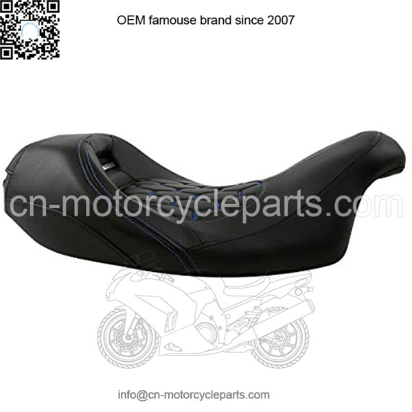Low-Profile Solo Touring Seat Driver Rider Pillion Leather Seat Fit For Harley Road King Road Glide Street Glide Electra Glide Ultra Classic 2009-2020 - Image 4