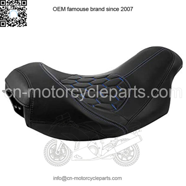 Low-Profile Solo Touring Seat Driver Rider Pillion Leather Seat Fit For Harley Road King Road Glide Street Glide Electra Glide Ultra Classic 2009-2020 - Image 5
