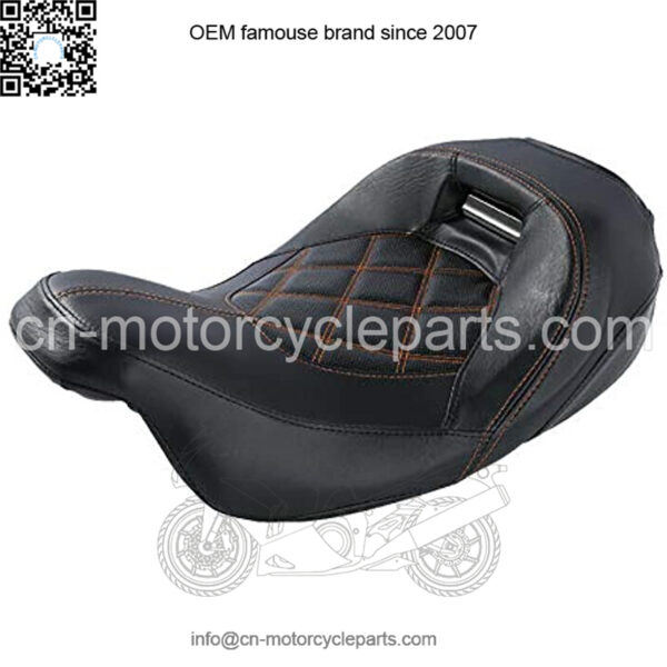 Low-Profile Solo Touring Seat Front Rider Driver Seat For Harley Touring Road King Street Glide Electra Glide Road Glide 2009-2020
