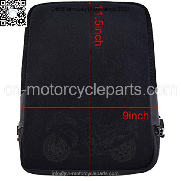 Motor-mh Motorcycle Cruiser Seat Air Cushion Pad for Comfortable Traveling Pressure Relief Durable Fabric Fits Most Seats of Sport Touring Saddles 11.5"x 9" - Image 5