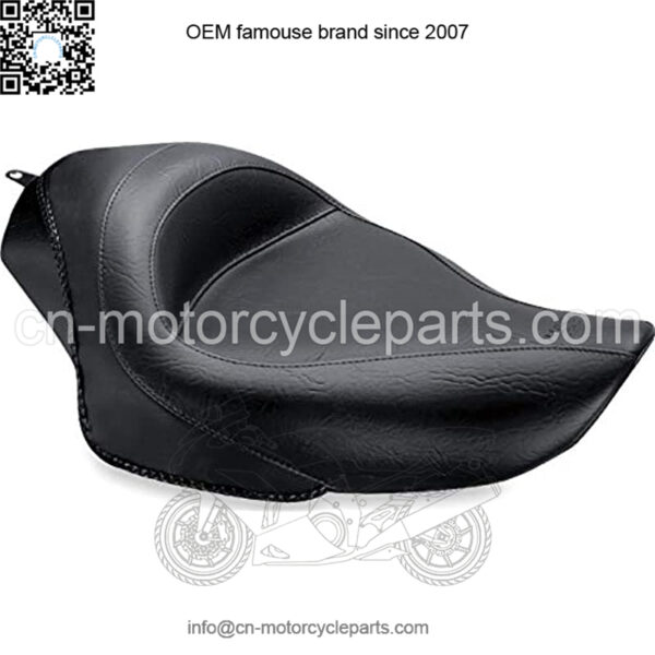 Motorcycle Seats 76157 Standard Touring Solo Seat for Harley-Davidson Sportster 2004-'21, Original, Black