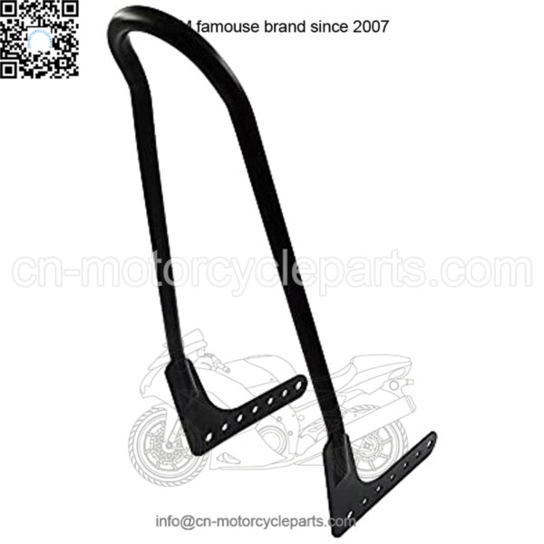 Matte Black One-Piece Tall Rigid Mount Sissy Bar Backrest Luggage Rack for Harley Street Bob FXBB Softail Slim FLSL Deluxe FLDE FLHC FLHCS 18-21 - Image 3
