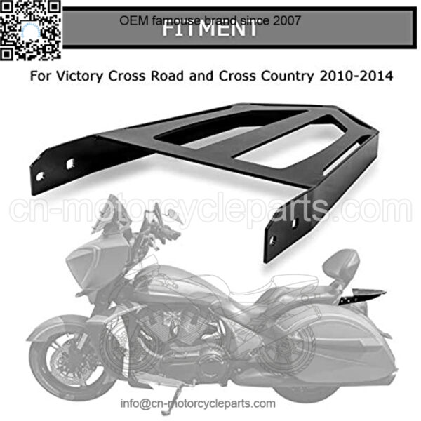 Motorcycle Backrest Sissy Bar Luggage Rack for Victory Cross Road and Cross Country 2010 2011 2012 2013 2014 - Image 2