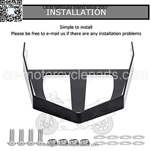 Motorcycle Backrest Sissy Bar Luggage Rack for Victory Cross Road and Cross Country 2010 2011 2012 2013 2014 - Image 5