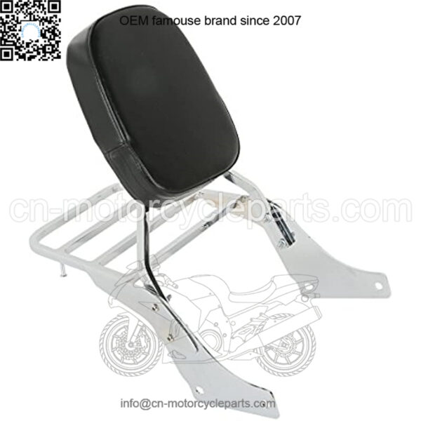 Motorcycle Backrest Sissy Bar Set Luggage Rack For Honda Shadow SABRE VT1100 All Years,Honda Shadow ACE VT1100 All Years