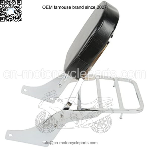 Motorcycle Backrest Sissy Bar Set Luggage Rack For Honda Shadow SABRE VT1100 All Years,Honda Shadow ACE VT1100 All Years - Image 4