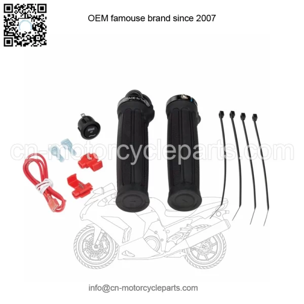 NEW MOOSE HEATED ATV  HAND GRIPS KAWASAKI HONDA YAMAHA POLARIS