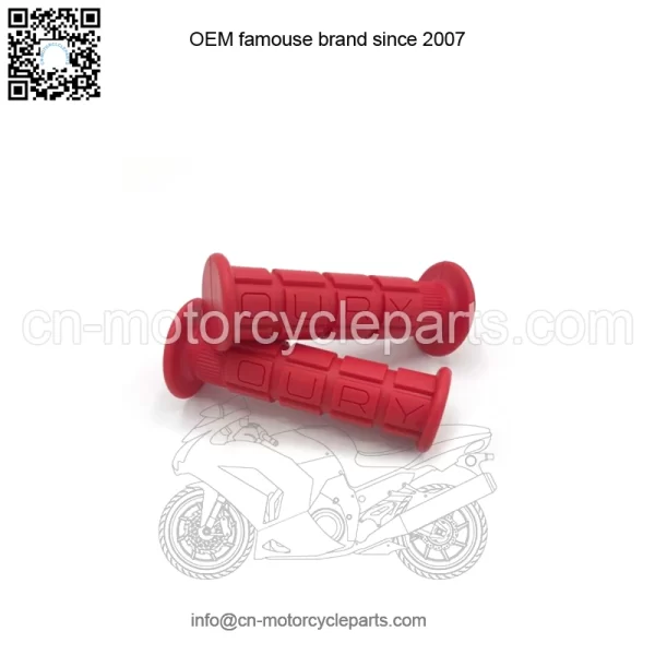 OURY ATV Handlebar Grips RED Honda Suzuki Kawasaki Yamaha