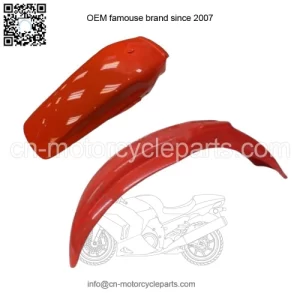 HONDA Fender CR125 250 500 R 85-87, 90 Flash Red Front Rear Plastic Guard F195