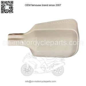 HONDA LEFT HANDGUARD SPLASH GUARD KNUCKLE 2009-2024 XR650L (ROSS WHITE) OEM