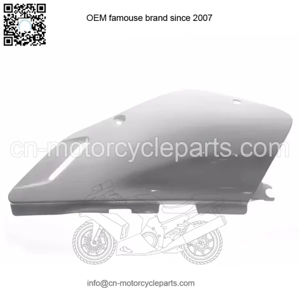 SUZUKI 1996 - 2020 DR650SE DR 650 SE WHITE RH RIGHT SIDE FRAME COVER