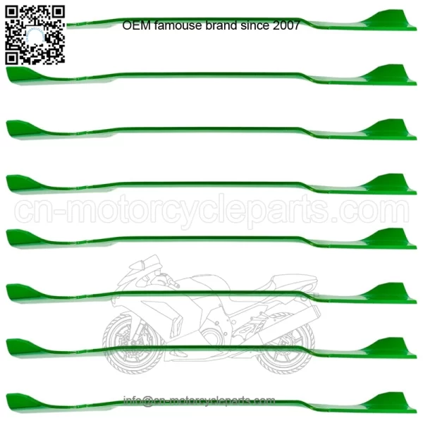 490-110-M112 490110M112 7420499 9420499 42" Deck High Lift Blades for MTD White - Image 4