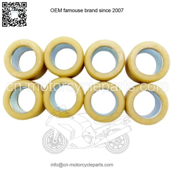 8PCS CF500 Primary Clutch Variator Roller 30X18 25g For CF188 500CC CFMOTO ATV