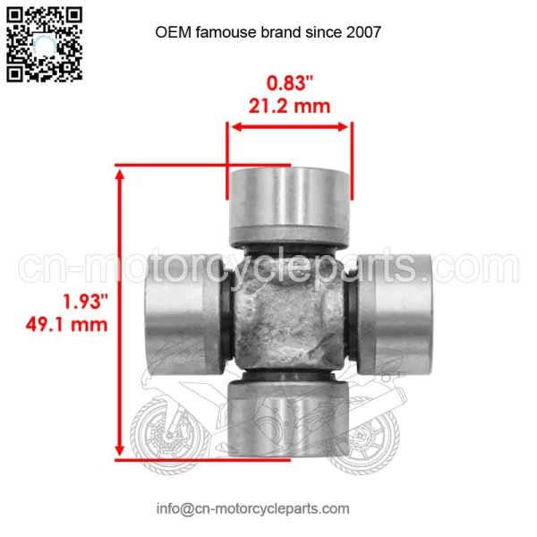 Front Drive Shaft U-Joint For Polaris Sportsman X2 XP 550 Toruing 11-14 / 220432 - Image 2