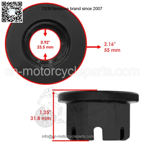 Gearbox Castle Nut for King Kutter  L40 L48 L60 L72 P48 P60 P72 L84 501110 - Image 2