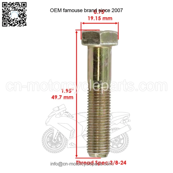 7521149 7520340 Front or Rear Control Arm Bolt For Polaris Sportsman 570 16-2020 - Image 2
