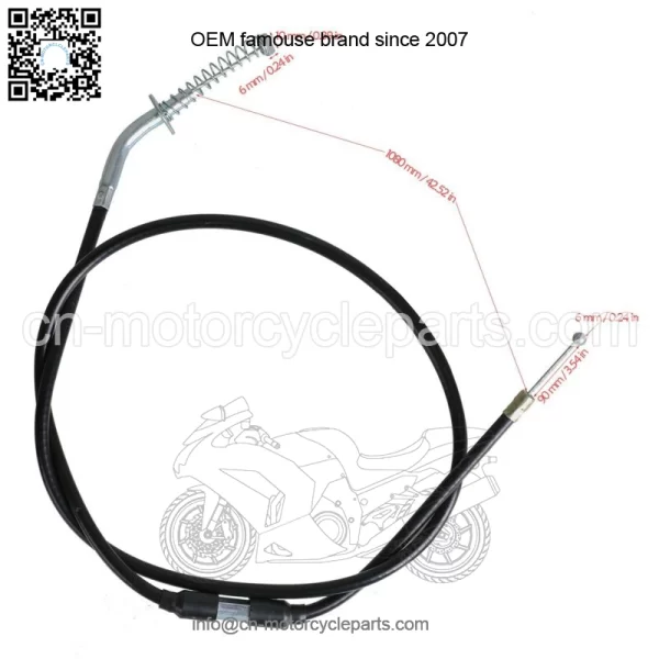 Front Drum Brake Cable for Yamaha Breeze YFA1 Moto-4 YMF80 Water-Cooled ATV