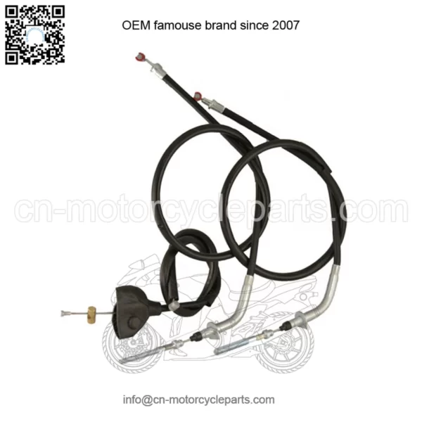 1990 Yamaha 200 Blaster YFS200 Upper and Lower Front Brake Cables (For: Yamaha)